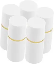 NULYLU 5pcs Refillable Sponge Applicator Bottle with Accents Empty Liquid Storage Container for Essential Oils Cosmetic Perfumes Paint Ink and Glue Application