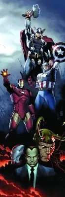 Siege Door Poster by Oliver Coipel - Marvel Comics Avengers Thor Iron Man Loki