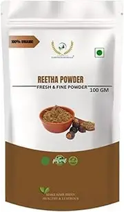 RT Reetha | Aritha |Soapnut Powder For Hair and Scalp Treatment, 100gm