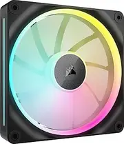 CORSAIR iCUE Link LX140 RGB 140mm PWM Fan Single Pack – Dual Light Loops – Requires iCUE Link System Hub (Sold Separately) – CORSAIR AirGuide Technology – Black