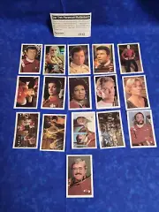 1974-84 STAR TREK RODDENBERRY Promo Card Set 16 Cards #2113 w/ James Doohan Auto