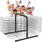 Art Drying Rack,Desktop Classroom Drying Rack,Metal Drawing Paper Drying Rack,(20th Tiers) Space Saving Suitable for Classrooms Homes and Offices