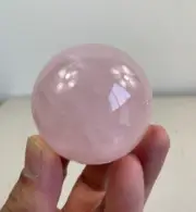 Rose Quartz Crystal Sphere High Grade S181