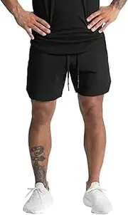 [MAEVEN] Men's Running Shorts Gym Athletic Workout Shorts Lightweight Summer Shorts Quick Dry Gym Training Sport Shorts
