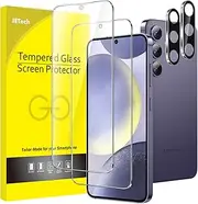 [JETech] Screen Protector for Samsung Galaxy S24+ / S24 Plus 5G 6.7-Inch with Camera Lens Protector, Tempered Glass Film, Fingerprint ID Compatible, HD Clear, 2-Pack Each