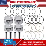 4x STD Piston & Ring Kit for Hyundai Veloster Accent Kia Rio Soul 1.6L 2012-2017