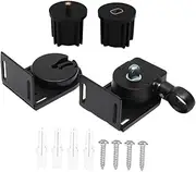 [QUMIIRITY] Universal Roller Blind Bracket Black Outdoor Blinds Mounting Bracket Replacement Part for Roller Shutters
