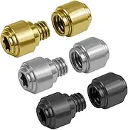 3 Sets Thumb Studs, Titanium Screws Replacement Thumb Studs Pocket Blade Screws Compatible with Benchmade 535 Bugout (Black, Gold, Silver)