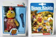 RARE VINTAGE 90'S BEAR FAMILY BEE SOFT VINYL DOLL FIGURE SIMBA W. GERMANY NEW !
