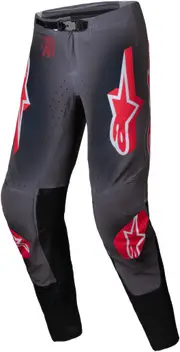 Alpinestars Supertech Lipan Motocross Pants, grey-red, Size 38 for Men Grey Red