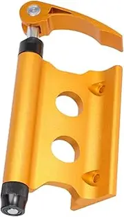 NOLITOY Mountain Bike Front Wheel Holder Fork Mount Bike Block for Outdoor Travel Release Skewer Versatile Mounting Options Durable Construction for Storage Transport
