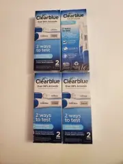 CLEARBLUE DIGITAL & RAPID PREGNANCY TESTS 4 new boxes - 8 TESTS 09/25 exp date