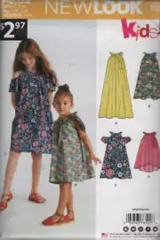 6522 NEW LOOK CHILD/GIRLS' DRESSES SIZE 3-14