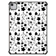 iPad Air (4th/5th gen) iPad Impact Case Abstract minimalist black white floral illustration
