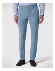 [Politix] Wool Blend Tailored Pant in Chalk Blue