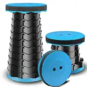 Telescoping Stool Collapsible Portable 330lb Max Load Camping Folding Seat