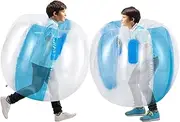Theefun Bumper Balls, 2 Pack Inflatable Sumo Ball, 36inch Durable PVC Vinyl Bopper Toys for Kids Physical Outdoor Active Play, Giant Human Hamster Knocker Body Zorb Ball, Body Bubble Soccer Ball