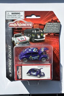 Majorette Vintage Deluxe Volkswagen Beetle Summer Time Diecast NEW
