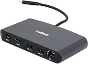CalDigit Thunderbolt 3 Mini Dock (HDMI 2.0) - Portable Bus Controlled 40Gbs Dual 4K @ 60Hz USB 3.0 & 2.0 GbE LAN. Compatible with Thunderbolt 3 Mac and PC (Dual HDMI 2.0)
