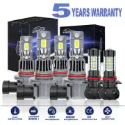 For Chrysler 300 Base Sedan 4-Door 2005-2010 Combo LED Headlight Fog Light Bulbs (for: Chrysler)