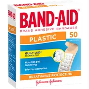 Band-Aid Plastic Strip 50 pack