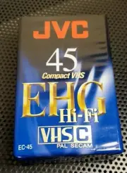 JVC EC-45 EHG Compact VHS-C VHSC VHS C Cassette NEW