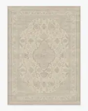 275' x 365' | Machine Washable Runner Rug | Kid & Pet Friendly | Indoor Rug | Rowan Soft Grey & Ivory Rug | Ruggable