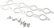 MCFPGFVKNA Exhaust Manifold Gaskets & Bolts Multi-Layer Steel Fit for LS1 LS2 LS3 LS6 LS7 LS9 LSX Fit for Engi Shim