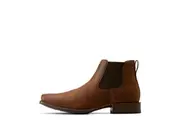 Mens Ariat Booker Ultra Square Toe Boot 10050962 Tan Non-Safety Leather Western Boot for Riding, Work, and Everyday Country Style