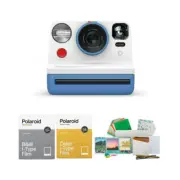 Polaroid Now VF I Type Instant Camera Blue Bundle with Film and Accessory Kit
