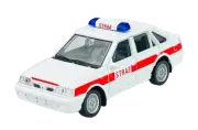 WELLY POLONEZ CARO PLUS FIRE BRIGADE WHITE 1:43 DIE CAST METAL MODEL NEW IN BOX