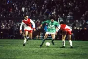 Alain Moizan Of Monaco And Dominique Rocheteau Of Saint Etienne 1978 OLD PHOTO