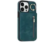 C58 Blue Zipper Smartphone Holster Protective Phone Case for iPhone 13mini 5.4 inch