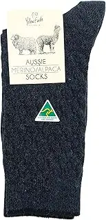[Yellow Earth Australia] Australian Merino & Alpaca Wool Blend Socks (Small) - Women's, Men's Super Warm Socks