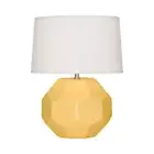 Robert Abbey Franklin 1 Light Accent Lamp, Sunset Yellow Glazed Ceramic - SU02
