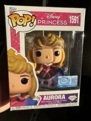 AURORA GLITTER FQR 1591 FUNKO POP VINYL NEW in Mint Box + Protector