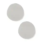 OVERSIZED STUD EARRINGS SILVER | Nine West