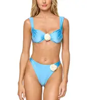 L*Space Stella Rosette Bikini Top
