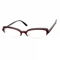在飛比找PChome24h購物優惠-Anna Sui 日本安娜蘇 個性時尚質感造型平光眼鏡(紫)