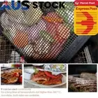 Non-stick BBQ Grill Mesh Bag Barbecue Baking Picnic Kitchen Tools (27X22cm)