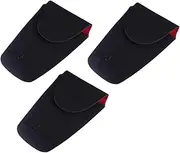 NUOBESTY 3Pcs Camera Lens Case Neoprene Lens Bags Durable Protector for DSLR Cameras Lightweight Shockproof Design to Prevent Dust and Scratches