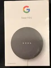 Google Nest Mini (2nd Generation) Smart Speaker - Charcoal - New, (Sealed)