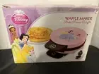 Disney Princess Pink Waffle Maker Iron Cinderella Tiana Snow White NIB