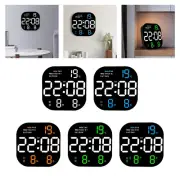 LED Desktop Alarm Clock 12H 24H Digital Wall Clock for Office Bedroom Hall