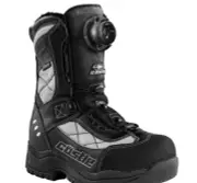 Castle X Charge ATOP Womens Gray/Black boot size 8 Merino wool removable inserts