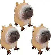 Squeeze Stress Toys, 3PCS Animal Stress Balls Funny Capybara Relief Squeeze Toys for Children for Kid Party Favor