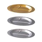 Portion Control Plates 3 Compartment Plates Stainless Steels Dining Plate