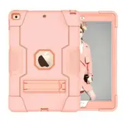 Heavy Duty Shockproof Cover Kids Case - For Apple iPad Air 6th 11" 2024 (Pink)