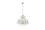 Annalee Modern Classic 3/5 Lights Hanging Lamp Chandelier Ivory Brushed Gold Large
