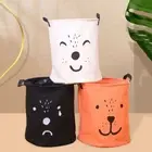 Large Capacity Foldable Laundry Basket Cartoon Toy Storage Basket Home